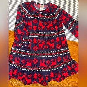 Hanna Andersson 100 4 Reindeer Christmas Pajamas